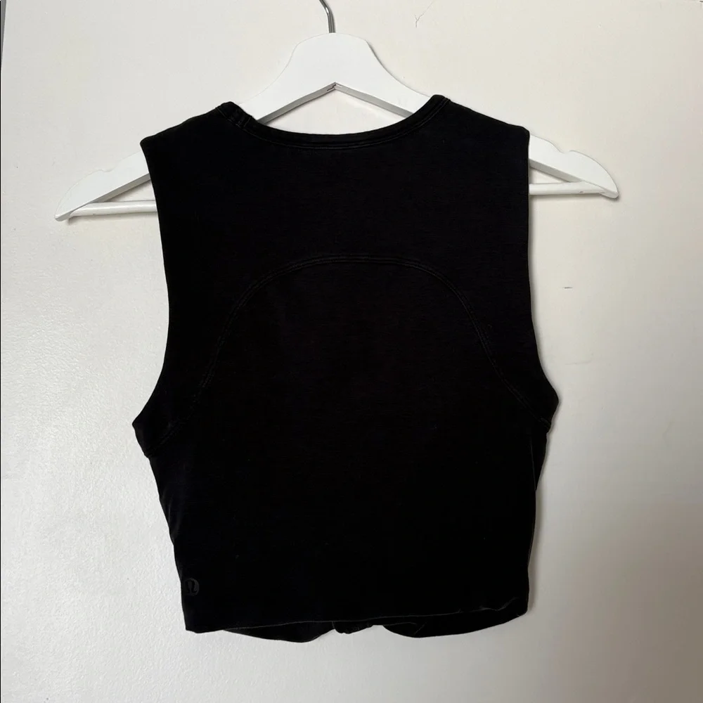 Lululemon Find Your Feeling Tank - Black Size 6 - Picture 5 of 6